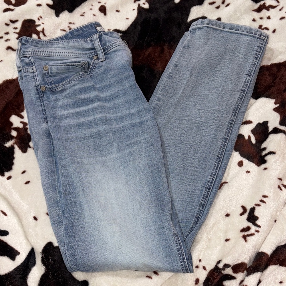 Denim Blue Men's Straight Leg Jeans